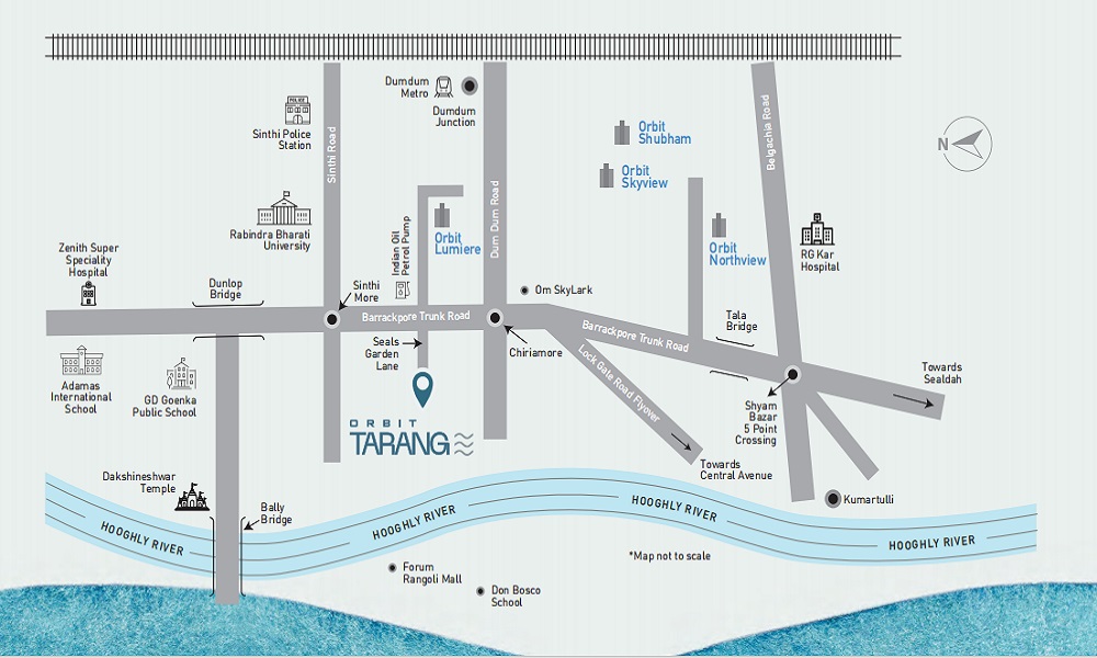Orbit Tarang Location Map Image
