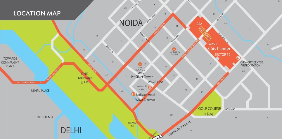 Wave Metromart Location Map Image