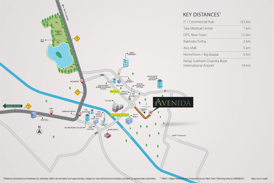 Tata Avenida Location Map Image