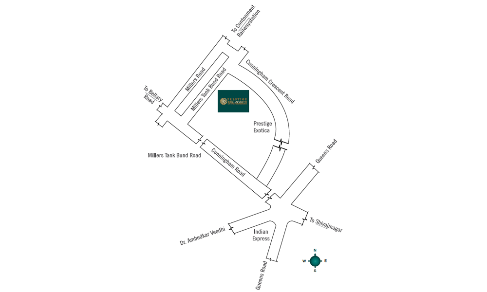 Prestige Kenilworth Location Map Image
