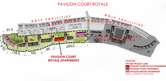 Jaypee Pavilion Court Royale Location Map Image