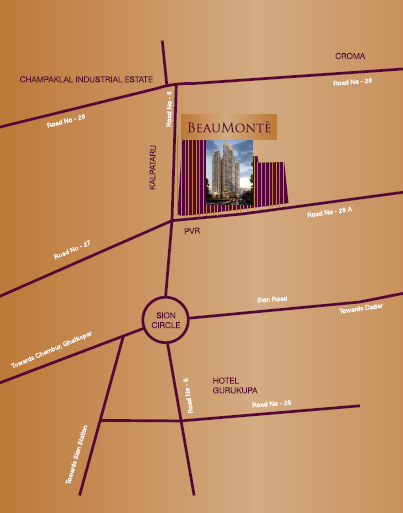 Sheth Beaumonte Location Map Image
