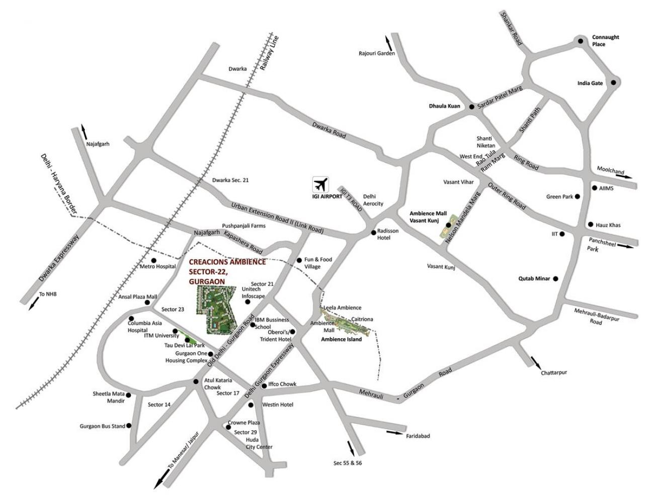 Pareena Coban Residences Location Map Image