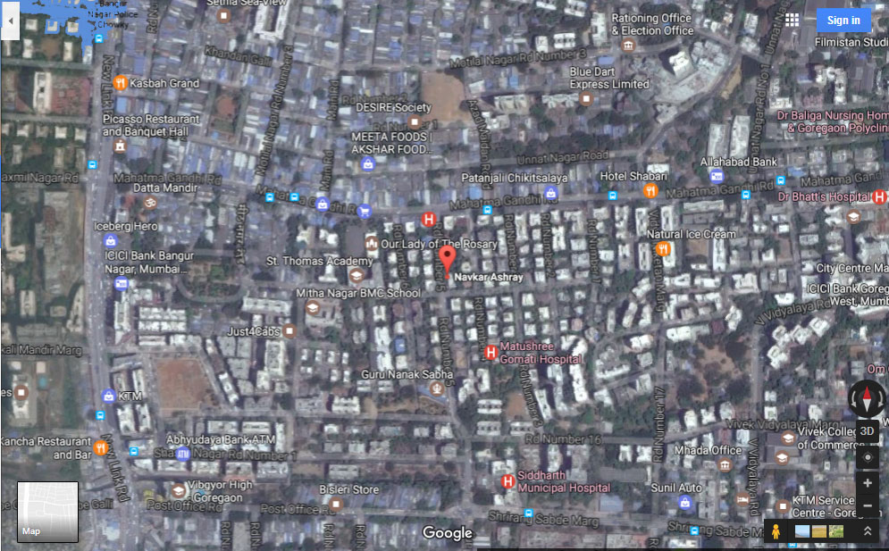Navkar Ashray Location Map Image