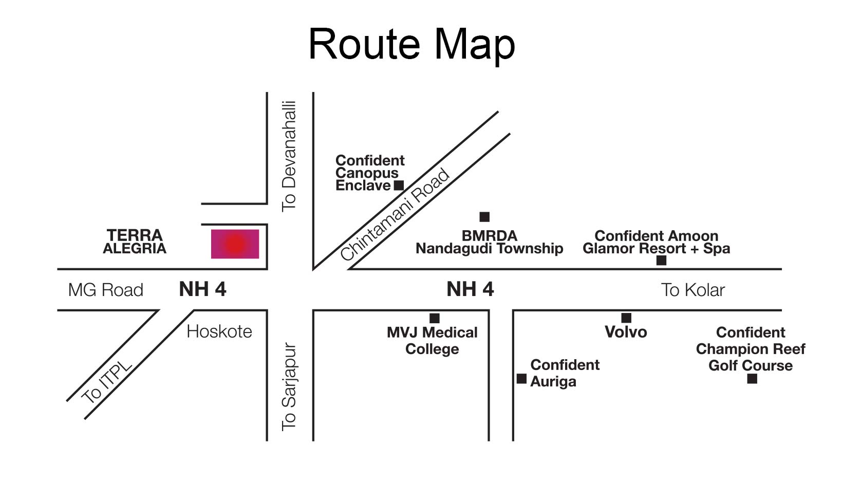 M1 Homes Terra Alegria Location Map Image