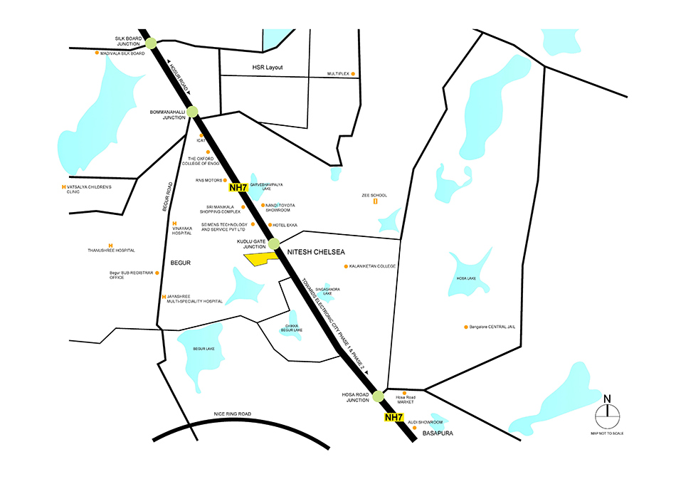 Nitesh Estate Chelsea Location Map Image