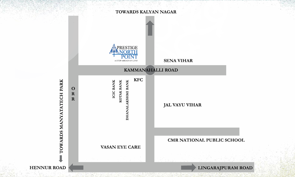 Prestige North Point Location Map Image