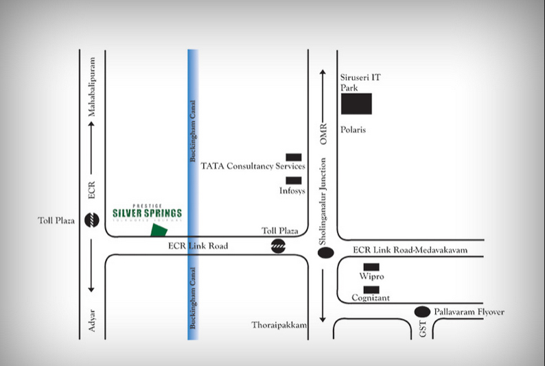 Prestige Silver Springs Location Map Image