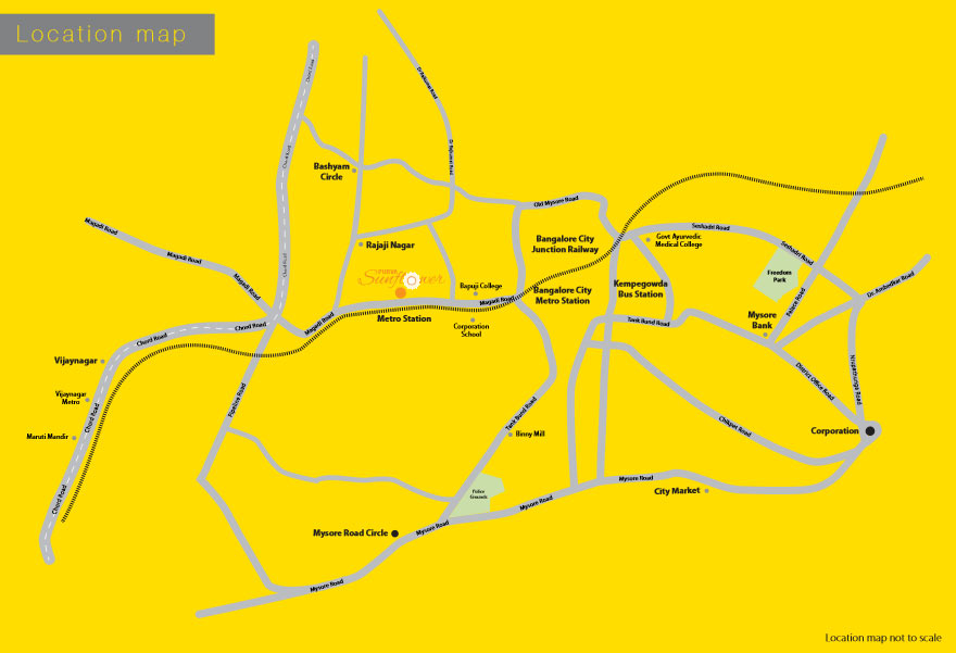 Purva Sunflower Location Map Image