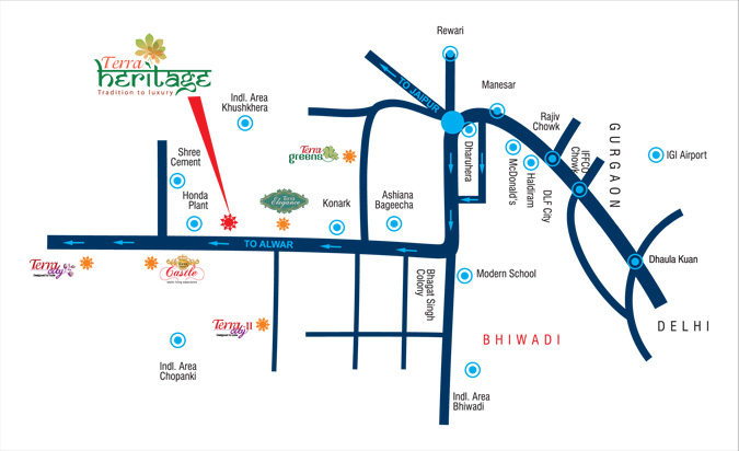 Terra Heritage Location Map Image