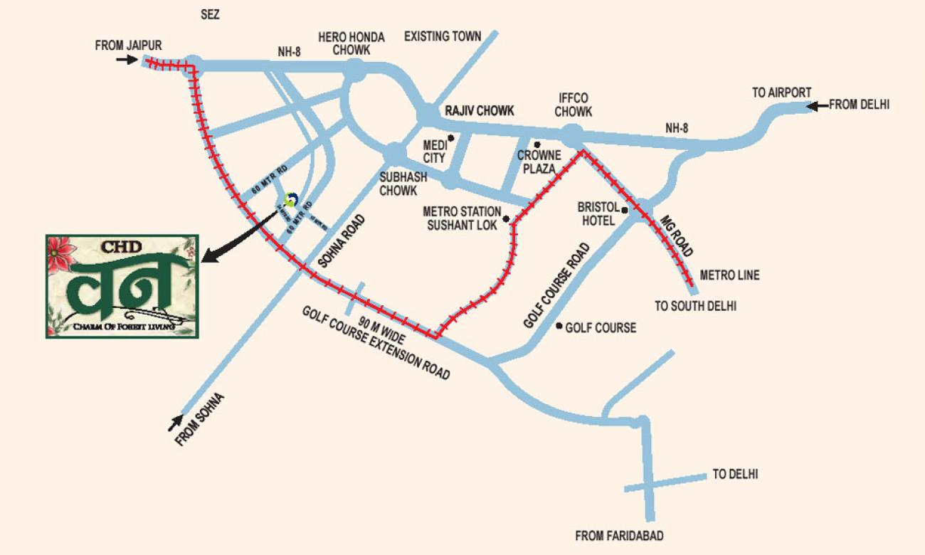 CHD Vann Location Map Image