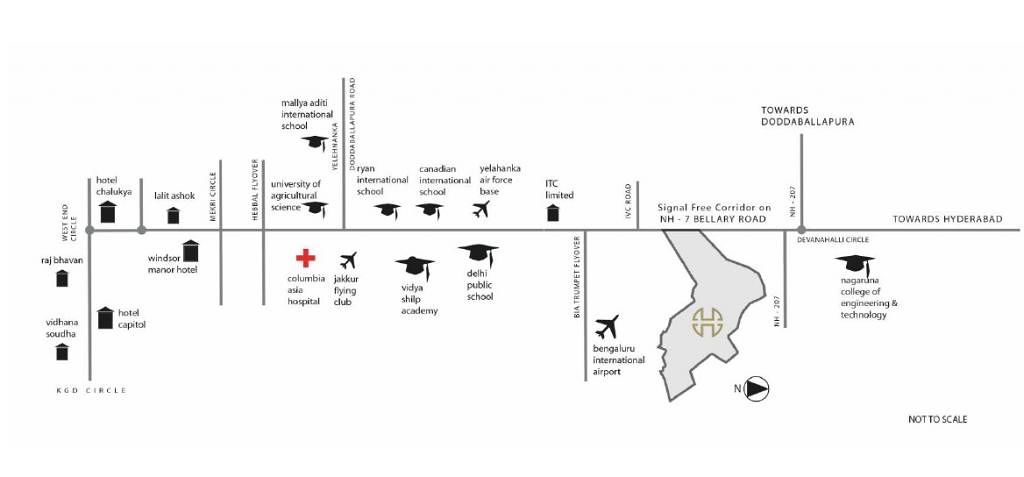 Hiranandani Villas Location Map Image