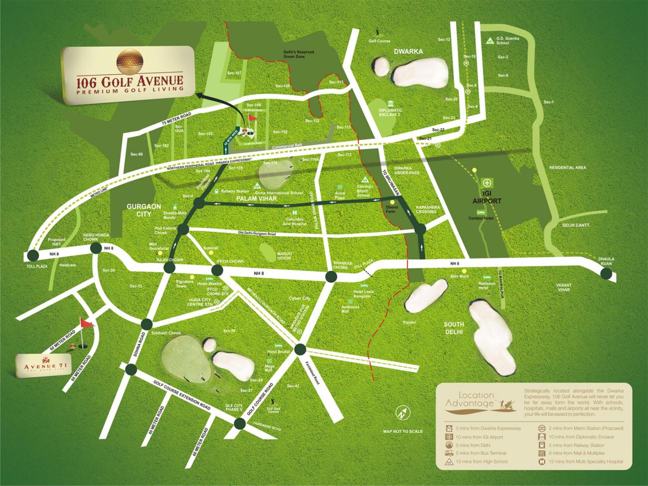 CHD 106 Golf Avenue Location Map Image