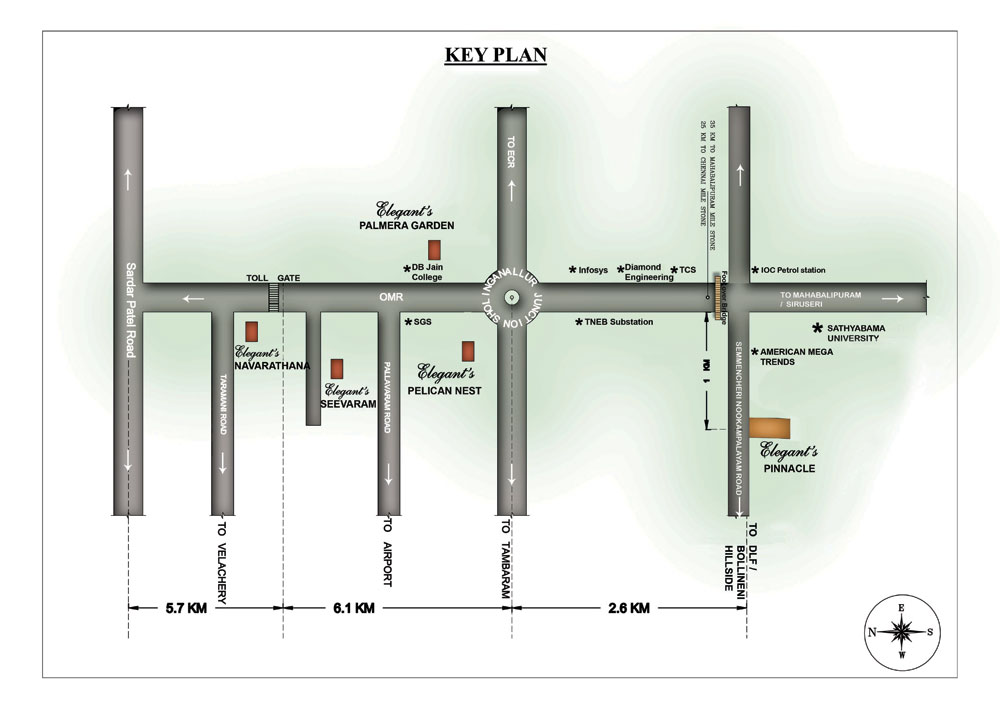 Elegant Pinnacle Location Map Image