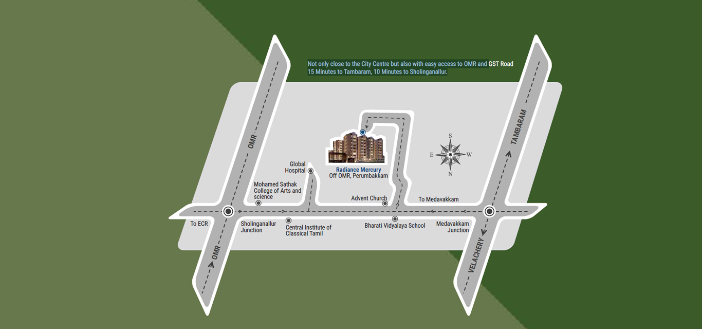 Radiance Mercury Location Map Image