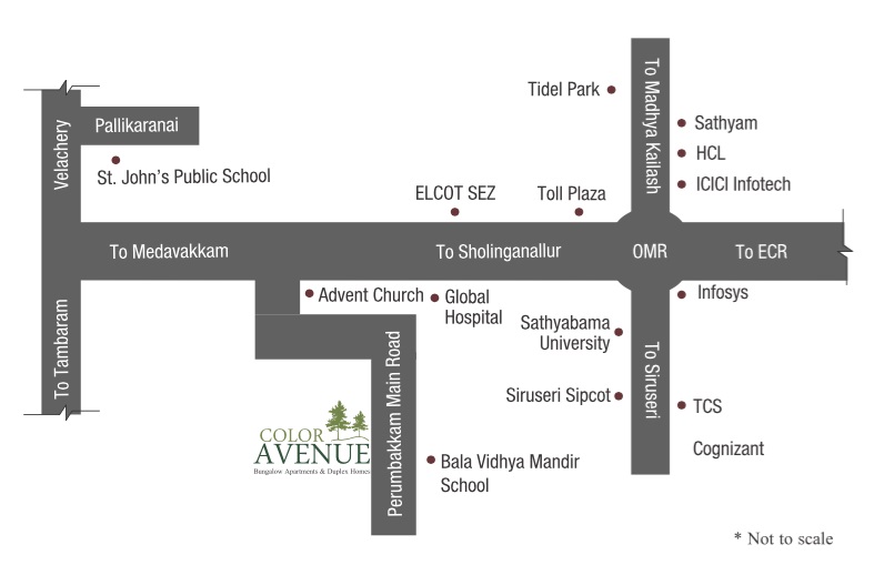 Color Homes Color Avenue Location Map Image