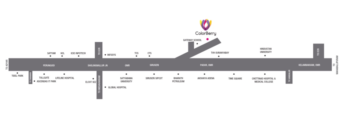 Color Homes Color Berry Location Map Image
