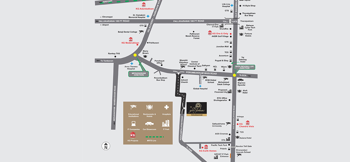Kg & Promoters Good Fortune Location Map Image