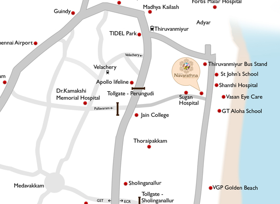 Vijay Raja Navarathna Location Map Image
