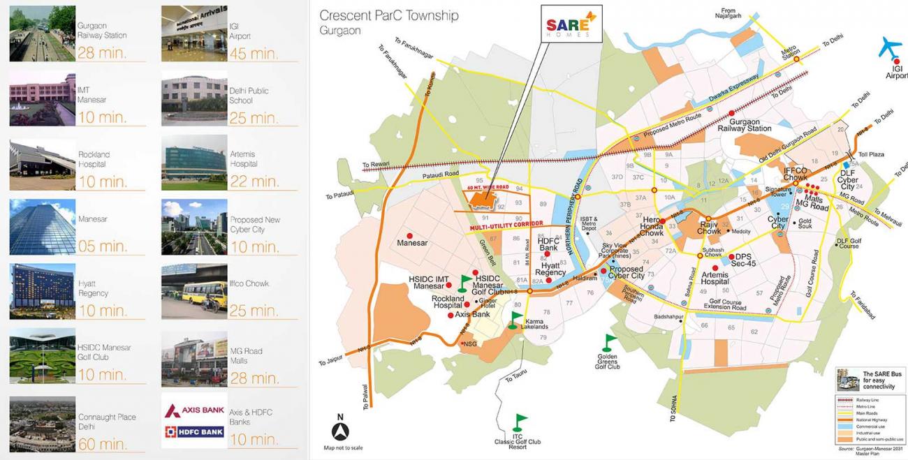 Sare Homes Petioles Location Map Image