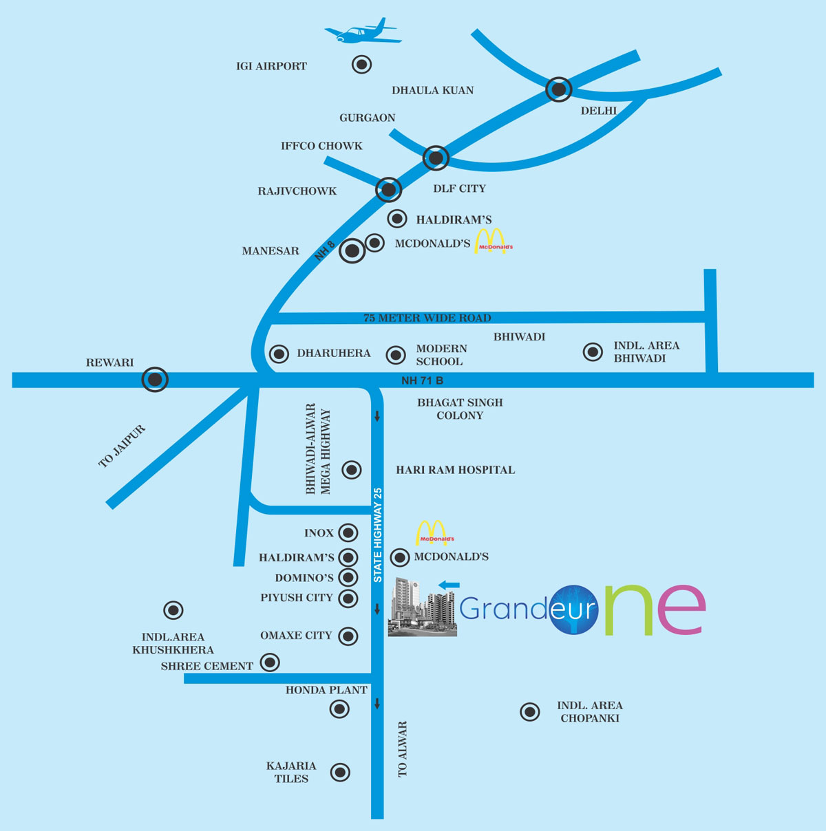 Vp Spaces Grandeur One Location Map Image