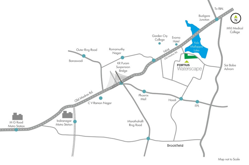 Fortius Waterscape Location Map Image
