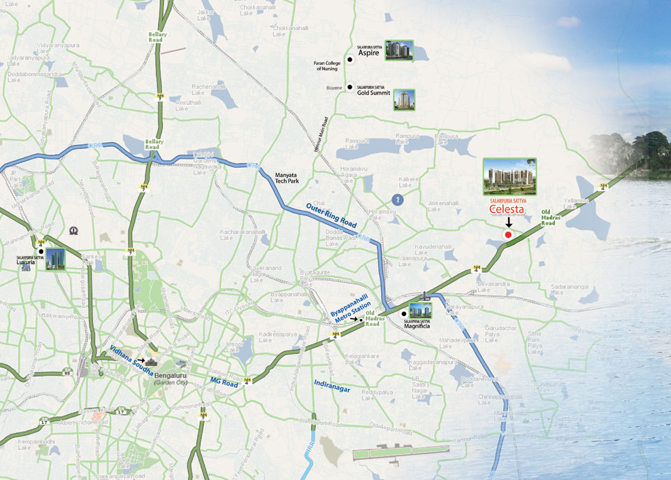 Salarpuria Celesta Location Map Image