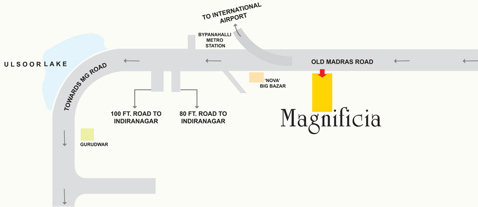 Salarpuria Magnificia Location Map Image
