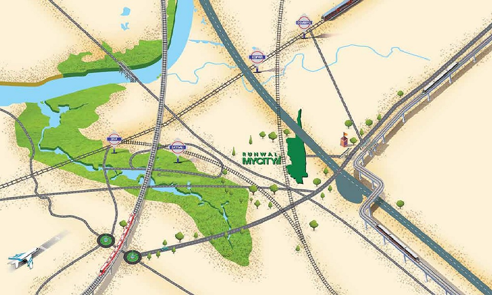 Runwal My City Location Map Image