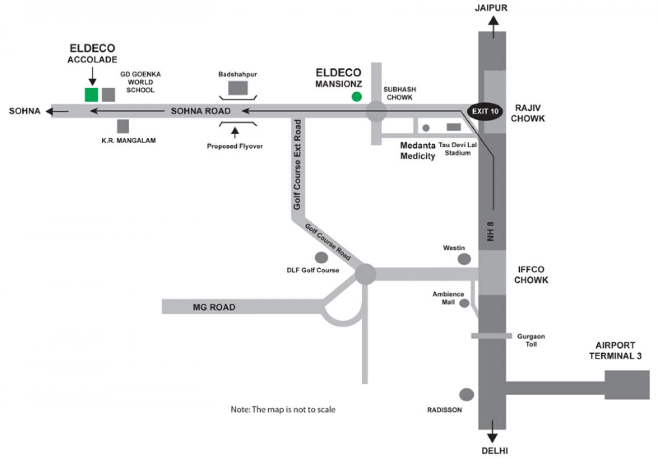 Eldeco Accolade Location Map Image
