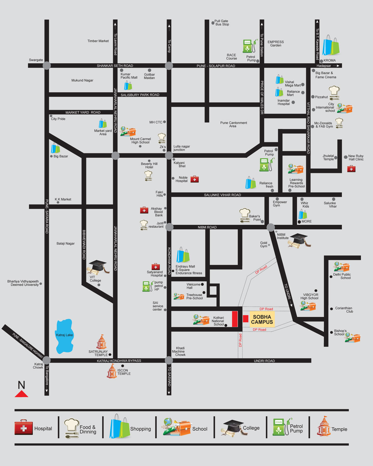 Sobha Orion Location Map Image