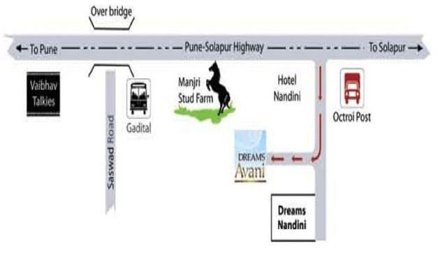 Dreams Avani Location Map Image