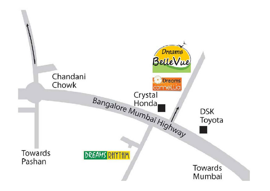 Dreams Belle Vue Location Map Image