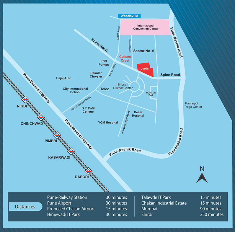 Pharande L Axis Location Map Image