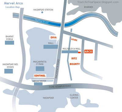 Marvel Arco Location Map Image