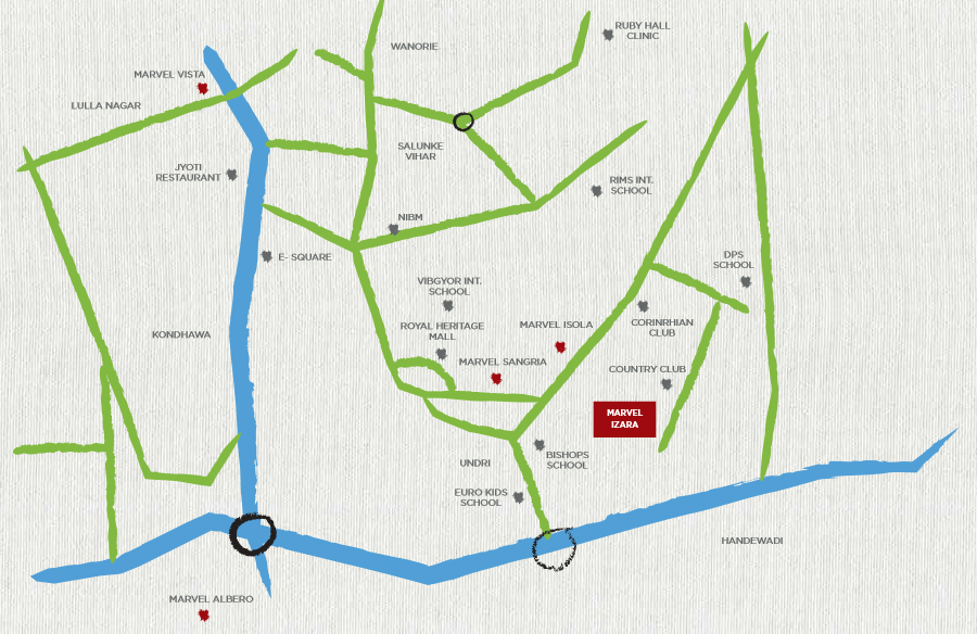 Marvel Izara Location Map Image