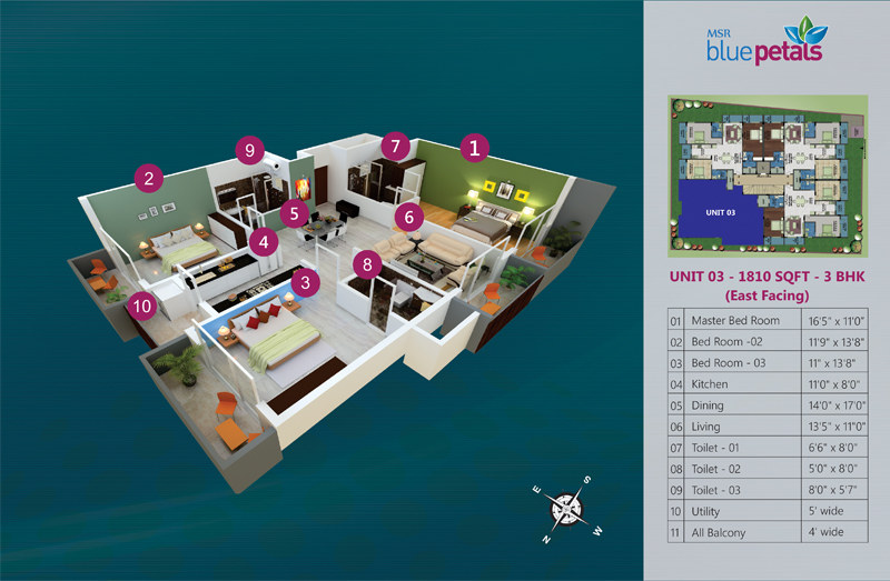 Msr Dwellings Msr Blue Petals in Sarjapur Road Bangalore Price, Floor