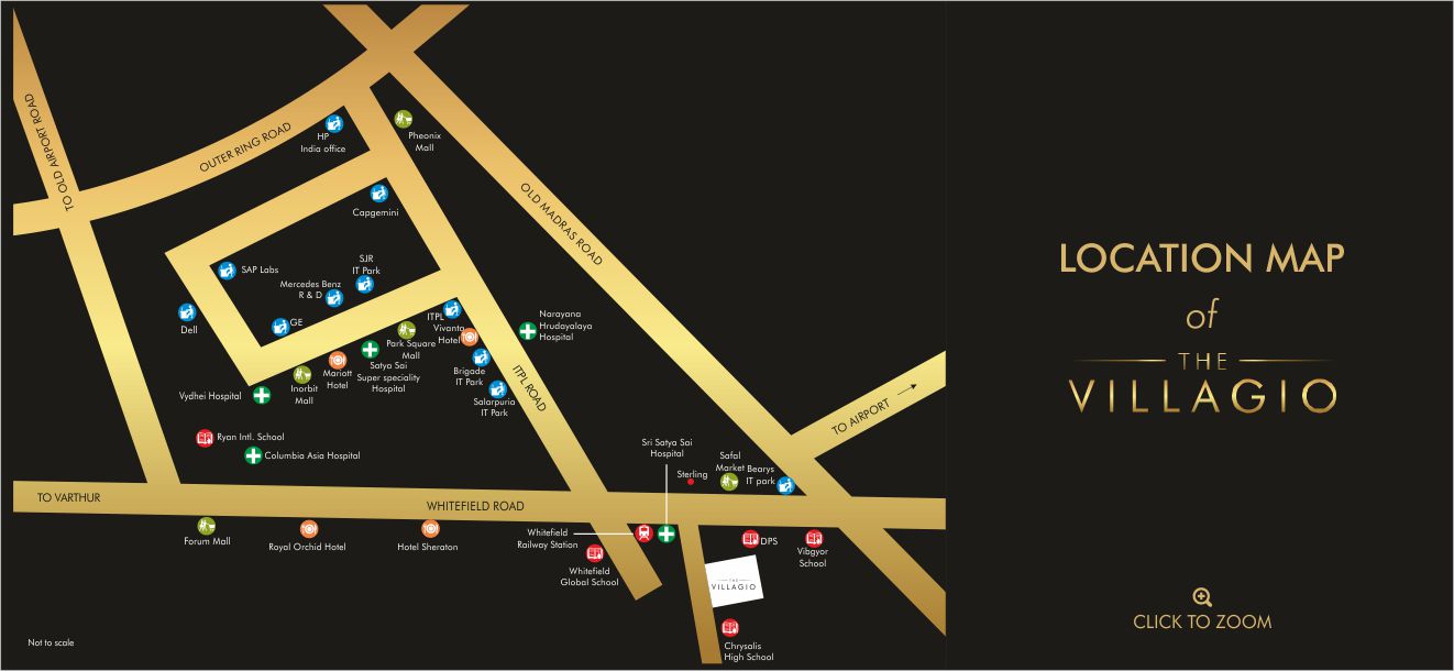 Srk Infra The Villagio Location Map Image