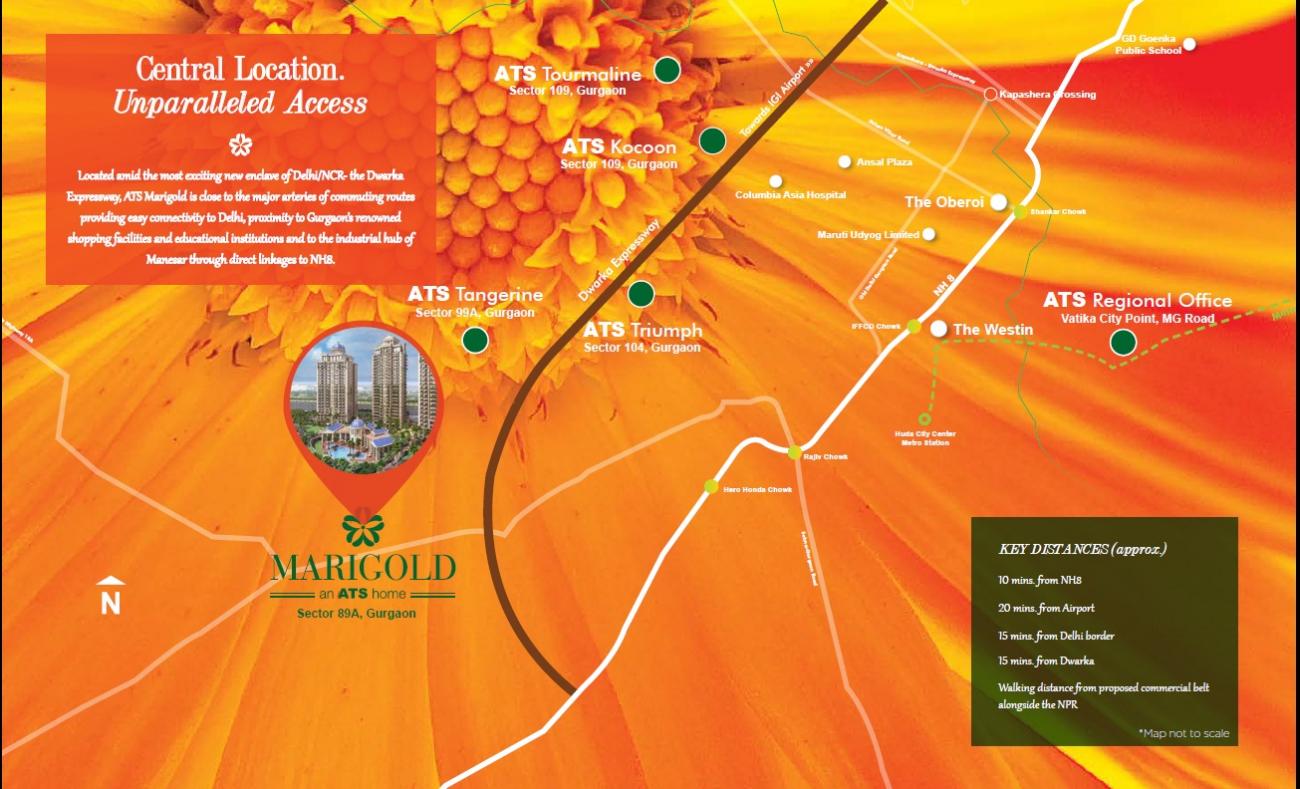 ATS Marigold Location Map Image