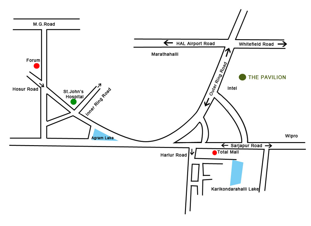 Sai Srushti The Pavilion Location Map Image