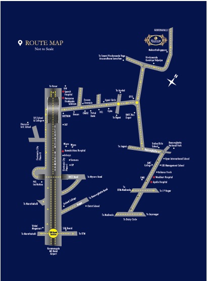 Mahaveer Palatium Location Map Image