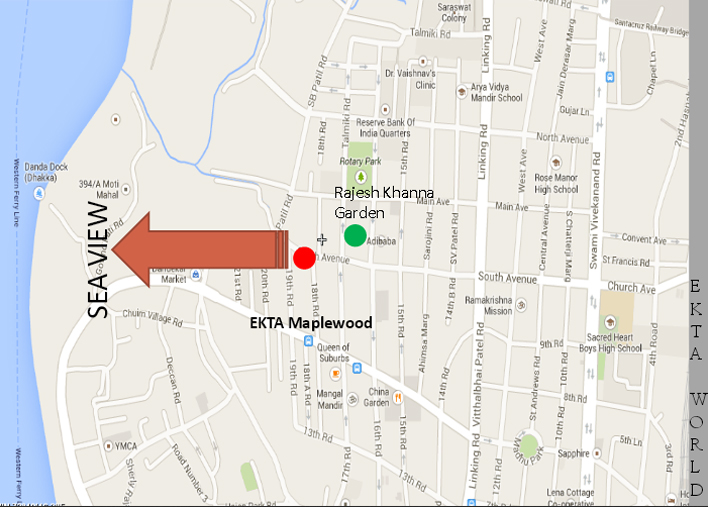 Ekta World Maplewood Location Map Image