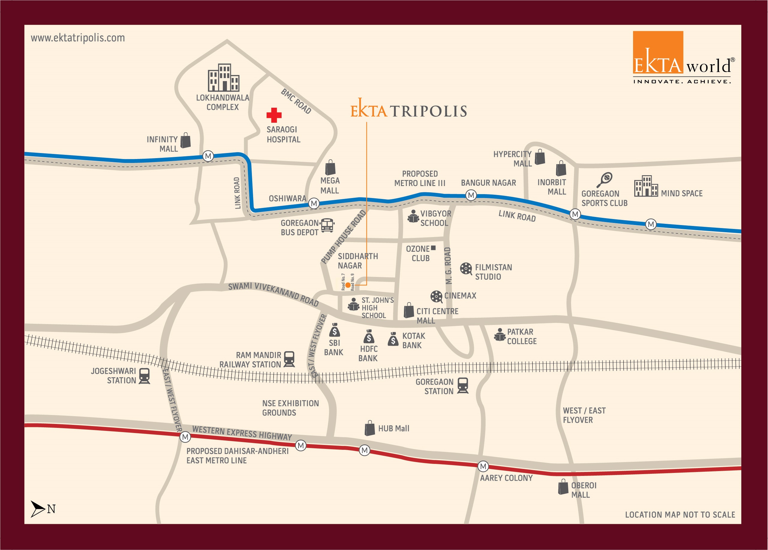 Ekta Tripolis Location Map Image