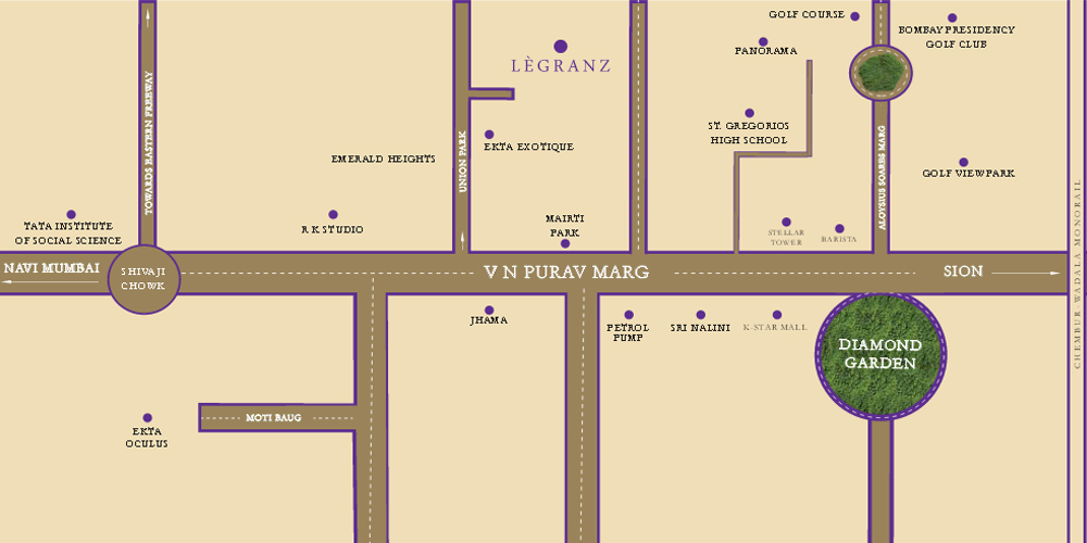 Ekta Legranz Location Map Image