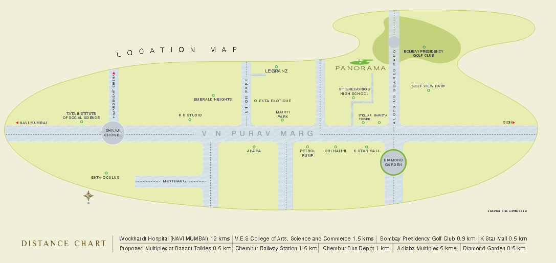 Ekta World Ekta Panorama Location Map Image
